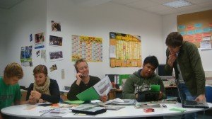 Wöchentliches Meeting der SSV
