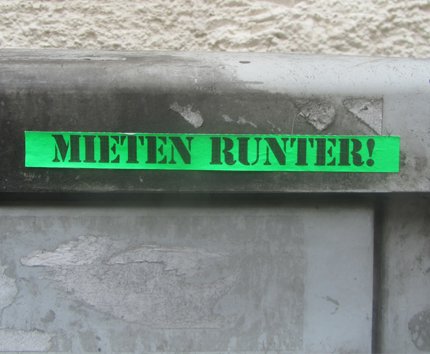 mieten runter