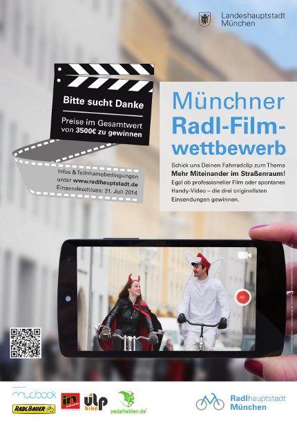 Muenchner Radl-Filmwettbewerb_A3 Poster