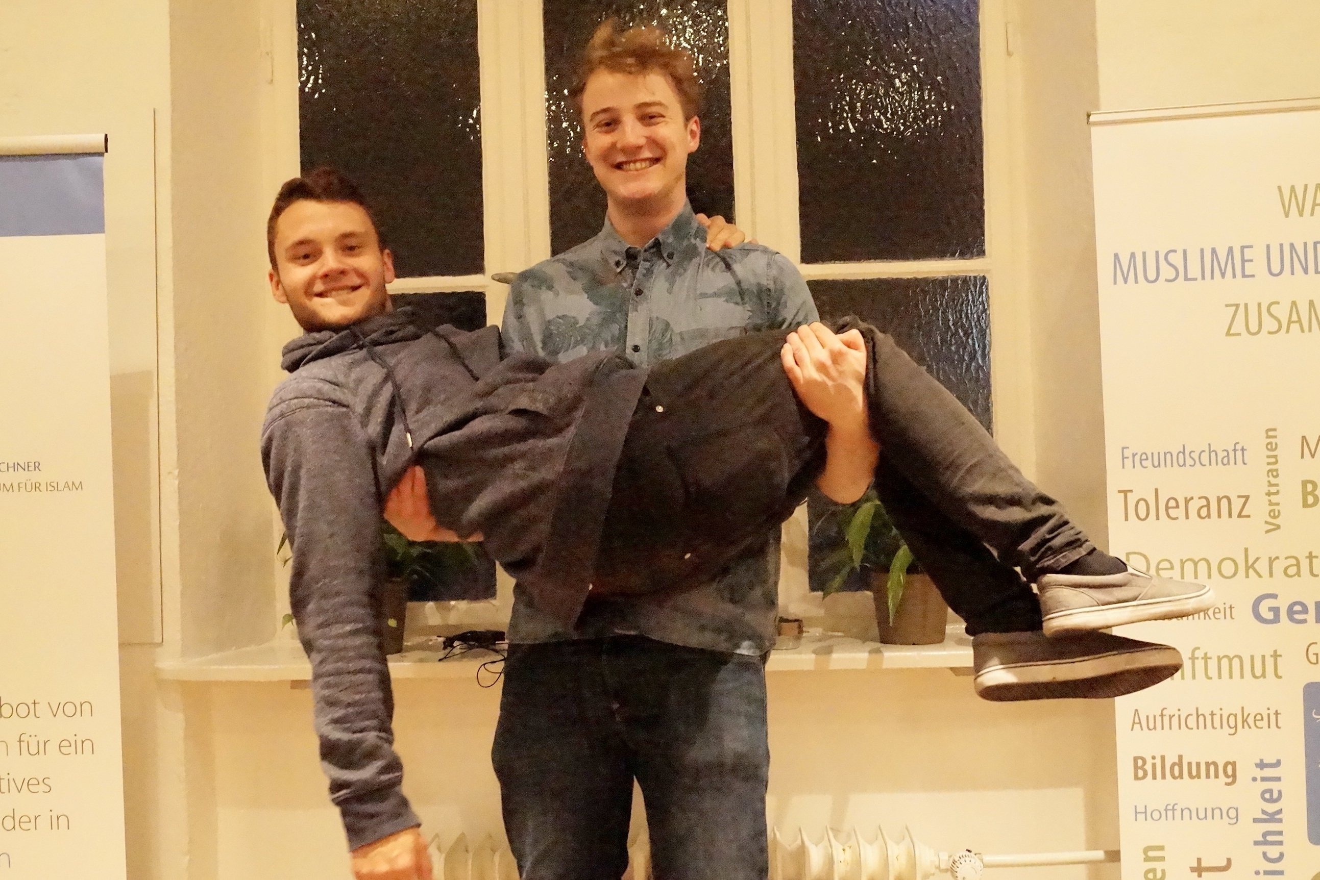 Die glücklichen Gewinner des Abends