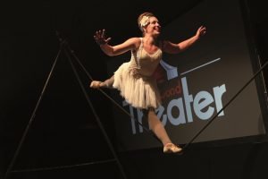 Melanie Hagedorn Tollwood Pressekonferenz zum Tollwood Sommerfestival "Dein blaues Wunder” im Kinderzelt im Olympiapark in München am 15.06.2016 ND © Bernd Wackerbauer