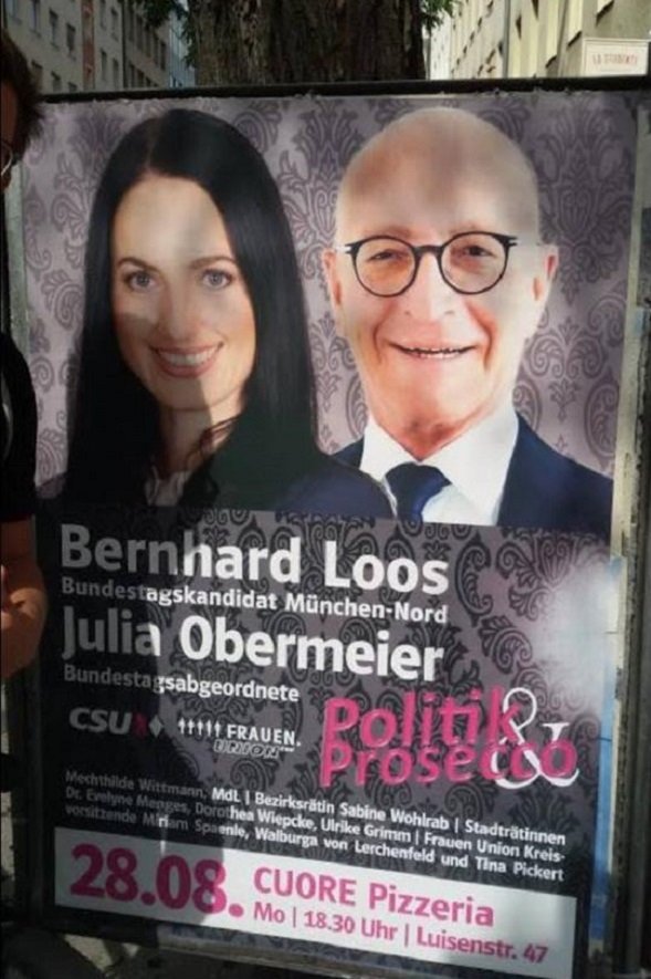 CSU Politik und Prosecco