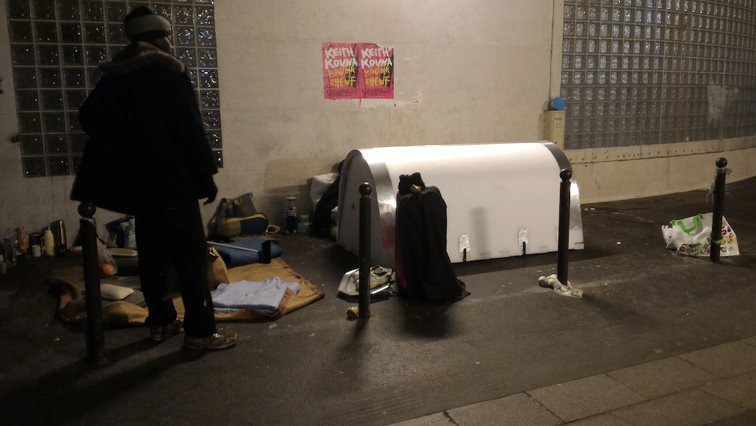 Ein Iglou für Obdachlose in Paris