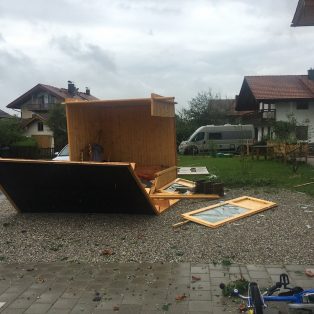 Tornadoartiger Sturm im Chiemgau: Julia Philipp im Interview