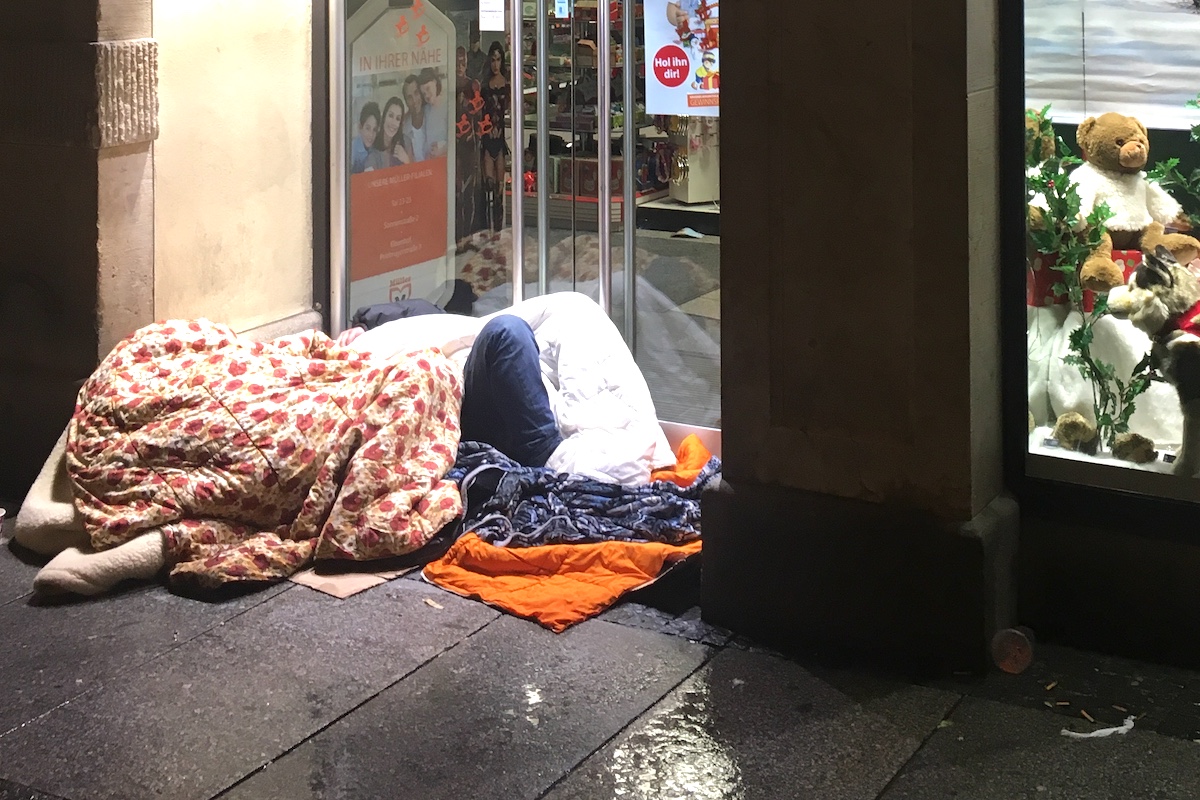 Obdachloser / Foto MUCBOOK